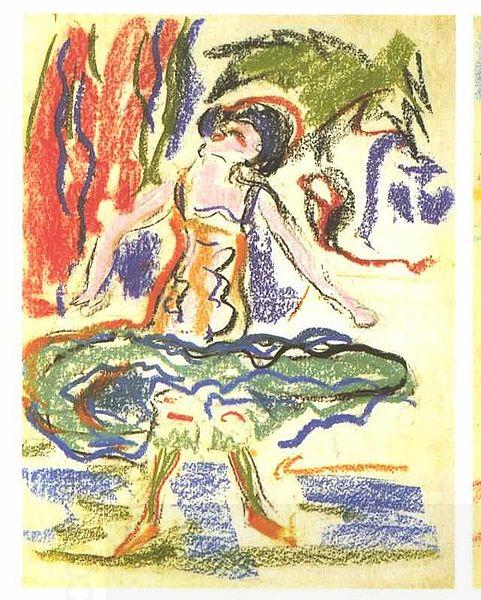Ernst Ludwig Kirchner Female cabaret dancer China oil painting art